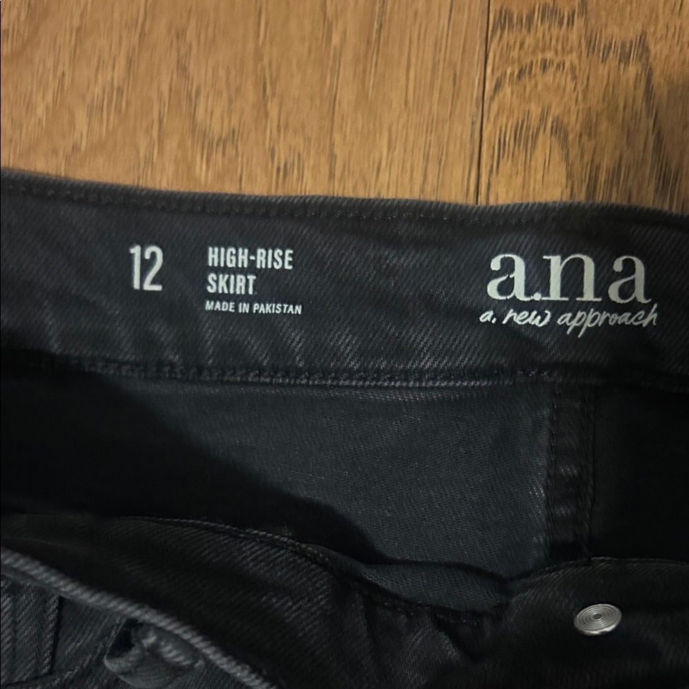 a.n.a Charcoal denim Maxi Skirt - Picture 2 of 5
